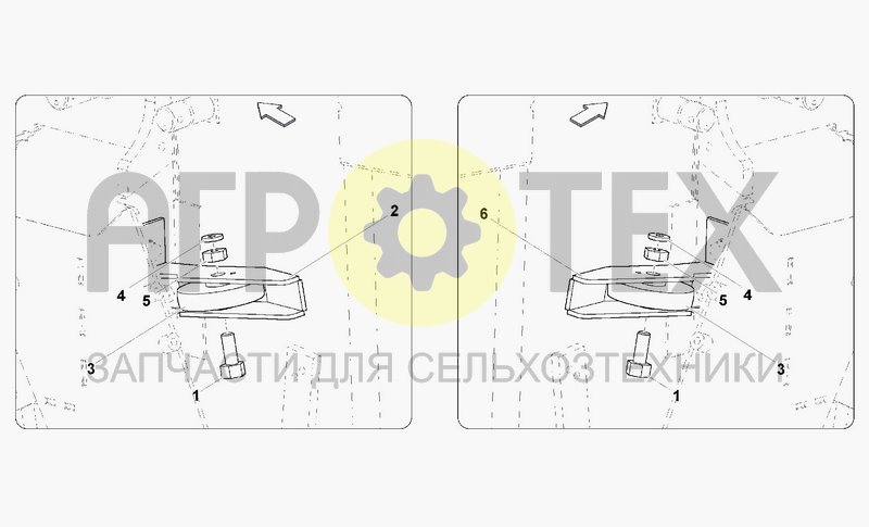 Чертеж TAILGATE CLOSING GUIDES