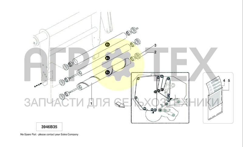 Чертеж X3 SPIRAL ROLLER FOR RV5100