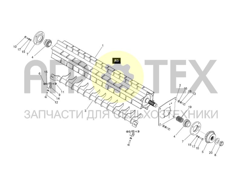 Чертеж ROLLER R3