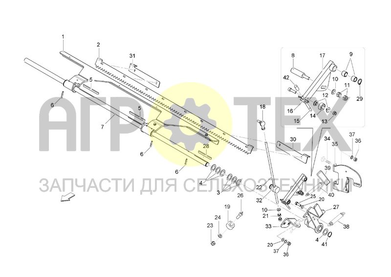 Чертеж LINKAGE NET CUT