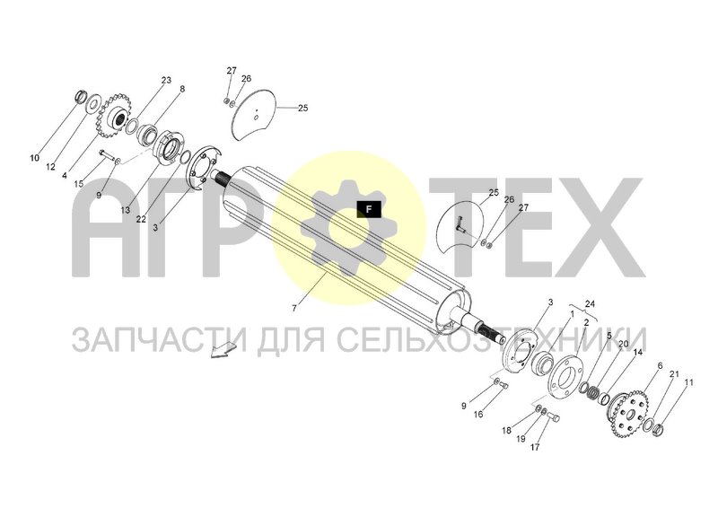 Чертеж ROLLER F