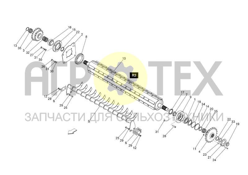 Чертеж ROLLER R2