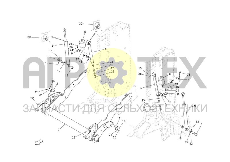 Чертеж BELT TENSIONER