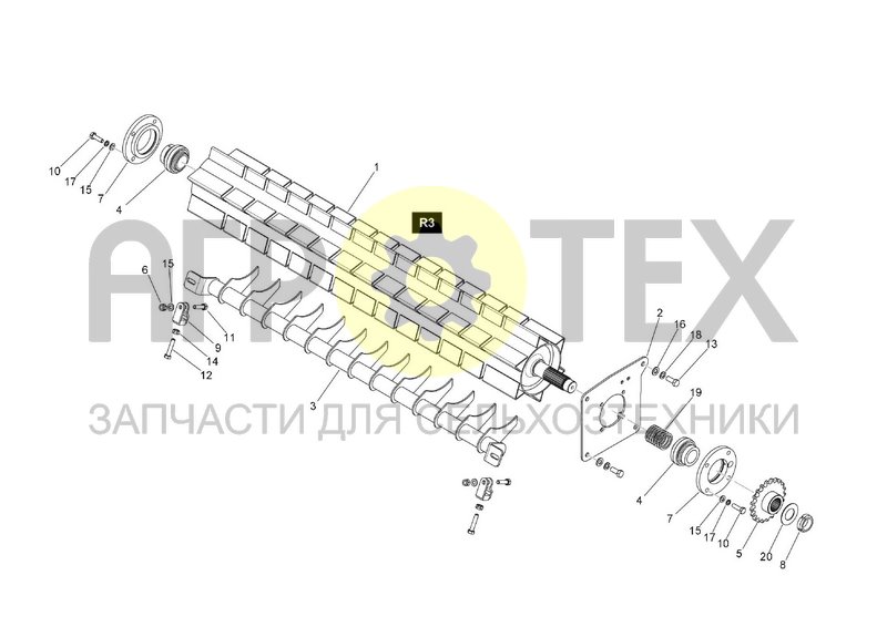 Чертеж ROLLER R3