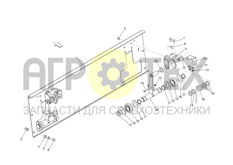 Чертеж BALE SHAPE INDICATORS