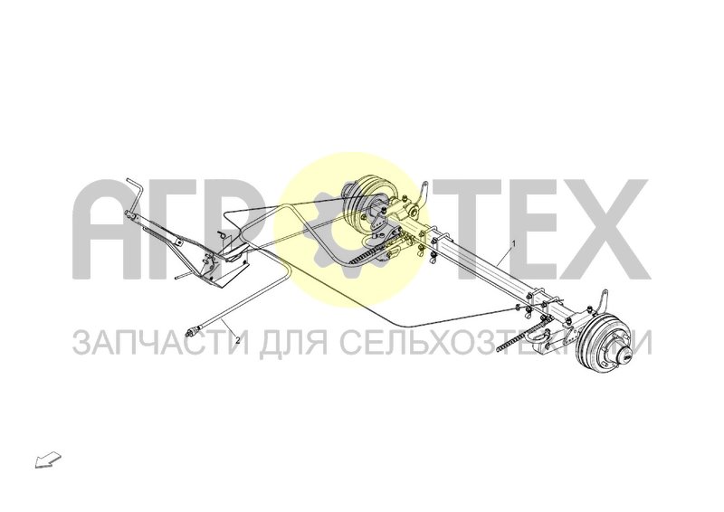 Чертеж KIT HYDRAULIC BRAKE SYSTEM