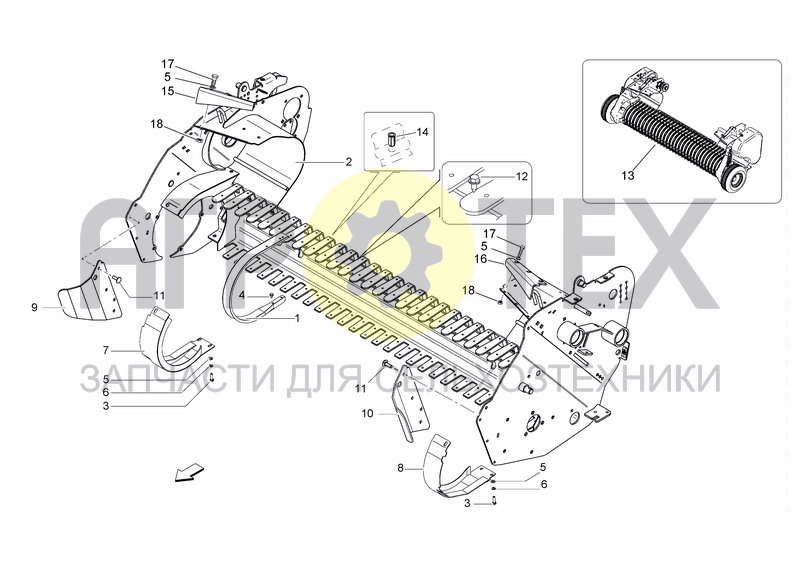 Чертеж PICKUP FRAME