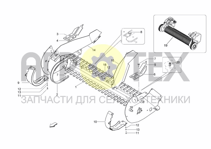 Чертеж PICKUP FRAME