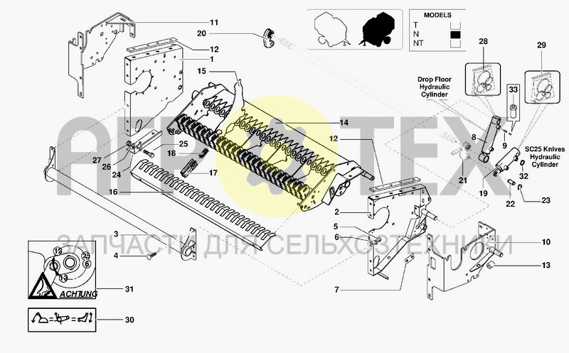 Чертеж CUTTER DEVICE SC25