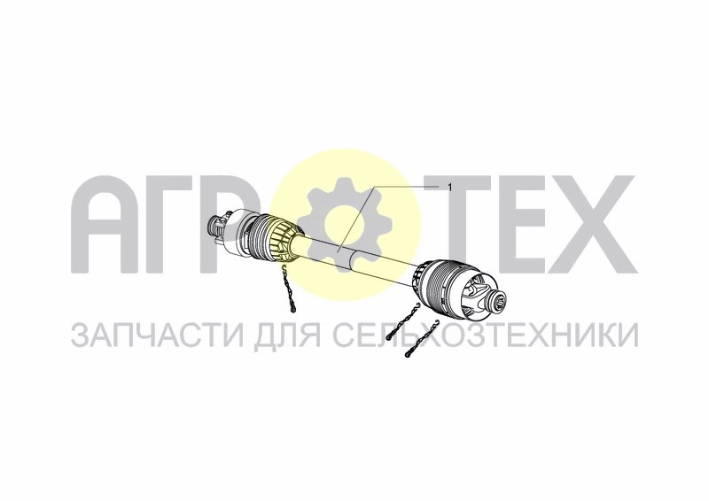 Чертеж PTO SHAFT