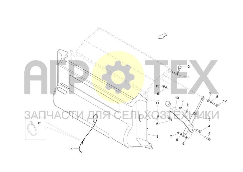 Чертеж FRONTAL SHIELDING