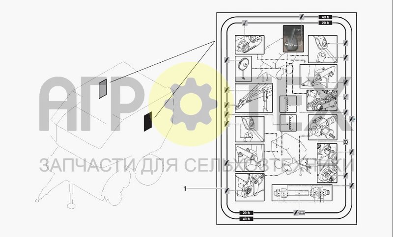 Чертеж LUBRICATING DECAL