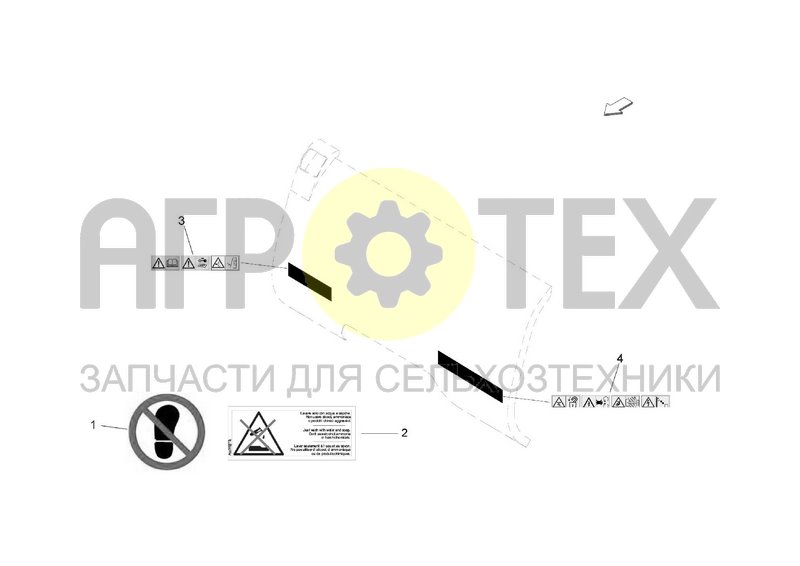 Чертеж DECALS FOR FRONT COVER