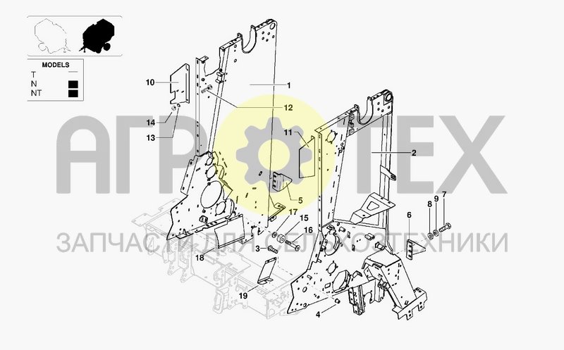 Чертеж FRONT FRAME