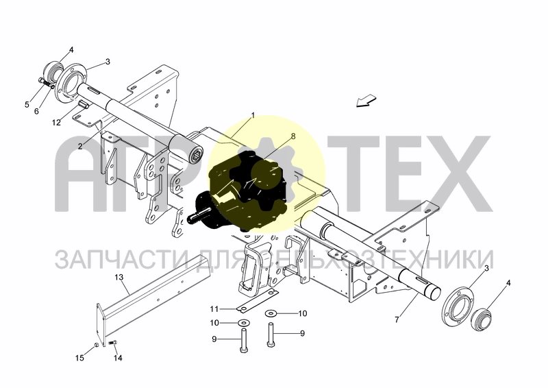 Чертеж CROSS FRAME