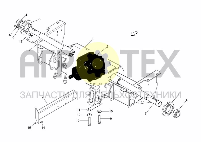 Чертеж CROSS FRAME