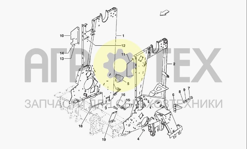 Чертеж FRONT FRAME