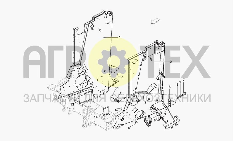 Чертеж FRONT FRAME