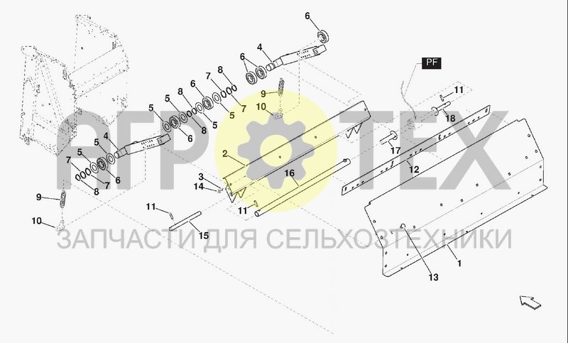 Чертеж FILLING CHAMBER INDICATORS