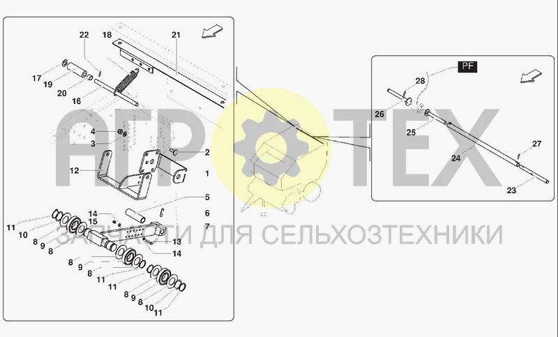 Чертеж FILLING CHAMBER INDICATORS