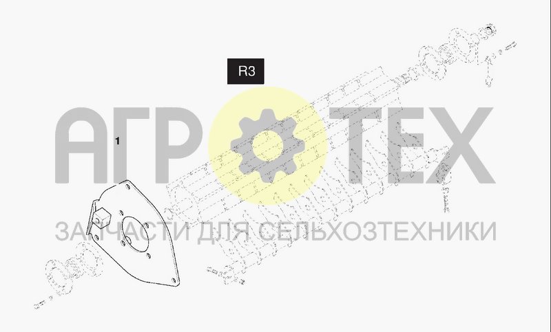 Чертеж DOUBLE COUNTERSHAFT TRANSMISSION