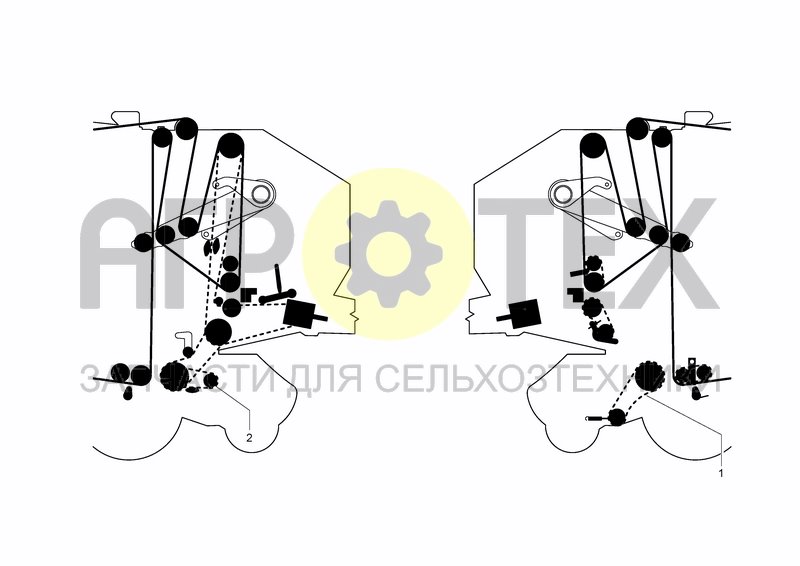 Чертеж TRANSMISSION ROLLER