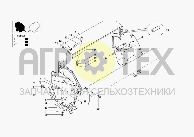 Чертеж FRONT FRAME/BINDING UNITS GUARDS