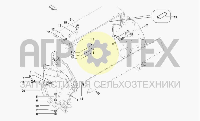 Чертеж FRONT FRAME / BINDING UNITS GUARDS