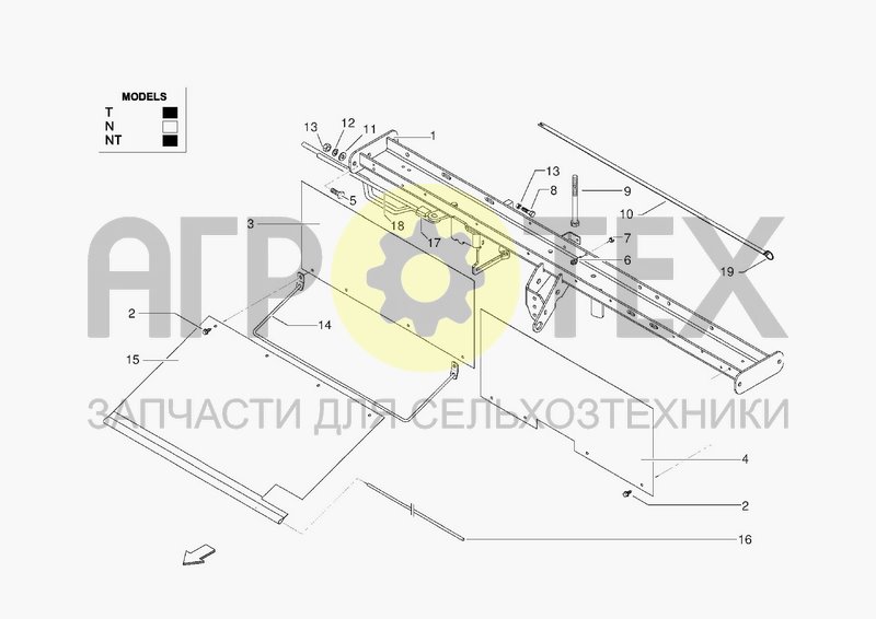 Чертеж TWINE BINDING UNIT BACK CLOSING