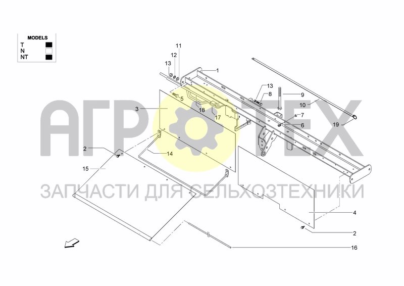 Чертеж TWINE BINDING UNIT BACK CLOSING