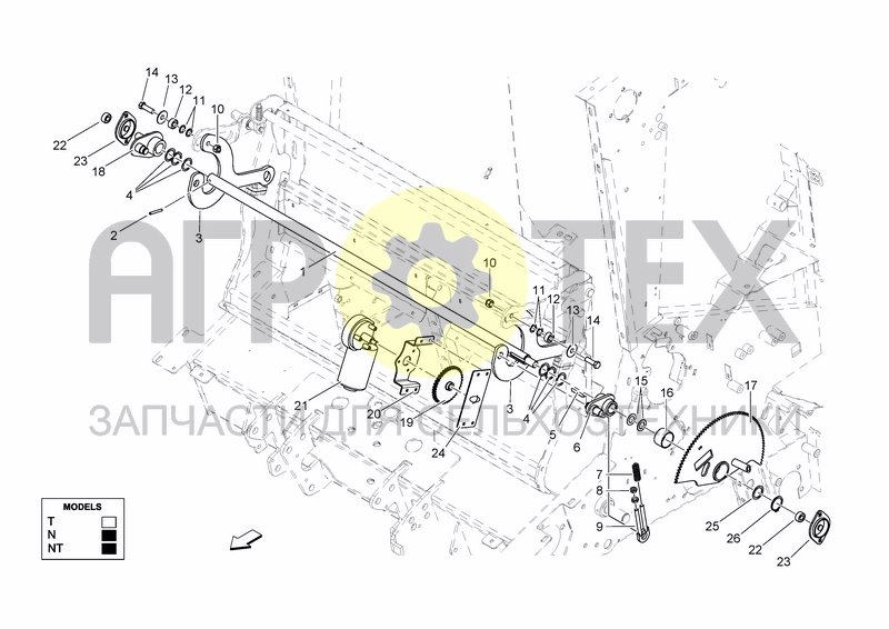 Чертеж BILL LINKAGE