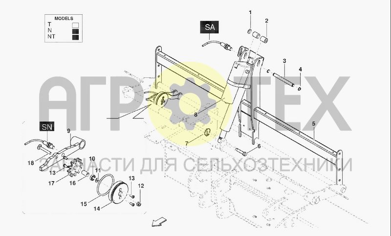 Чертеж NET BINDING UNIT