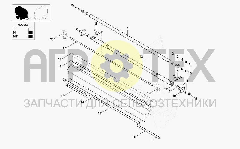 Чертеж NET BINDING UNIT