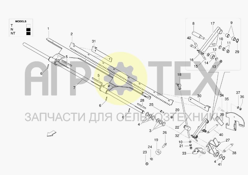 Чертеж LINKAGE NET CUT