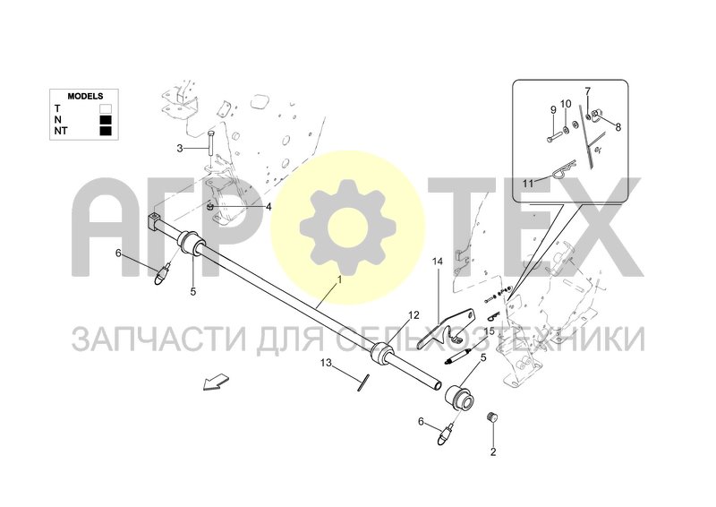 Чертеж NET ROLL SUPPORT