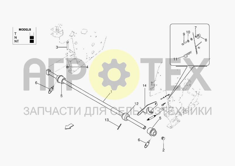 Чертеж NET REEL SUPPORT