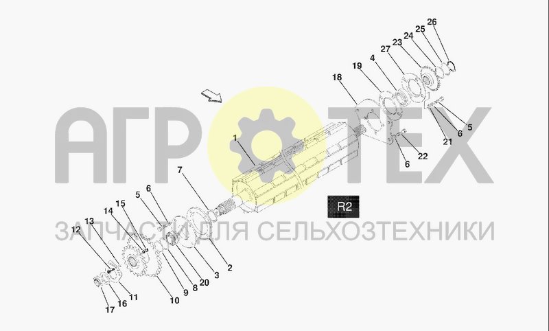 Чертеж ROLLER R2