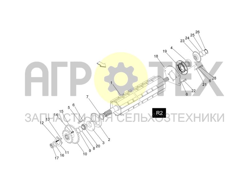 Чертеж ROLLER R2