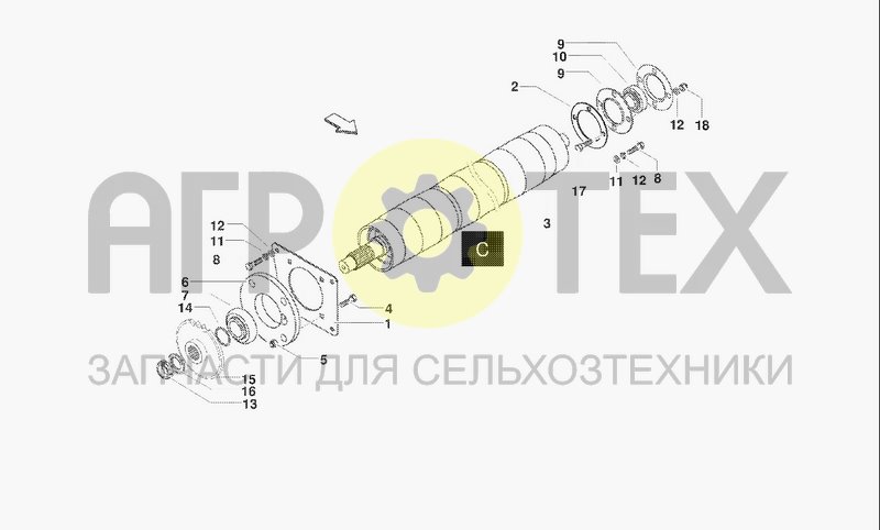 Чертеж ROLLER C