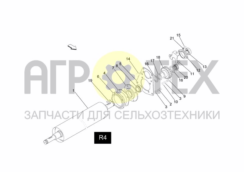 Чертеж ROLLER R4