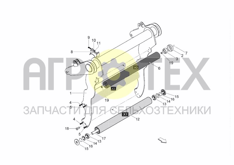 Чертеж FRAME TENSIONER