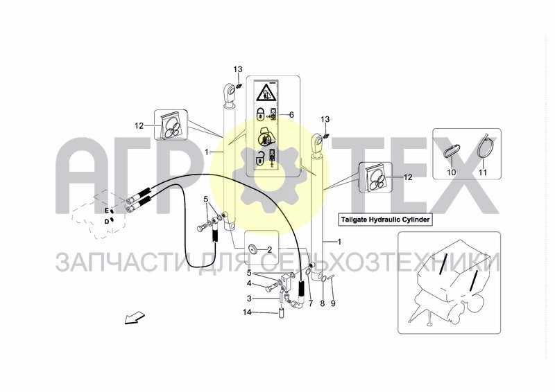 Чертеж HYDRAULIC BLOCK