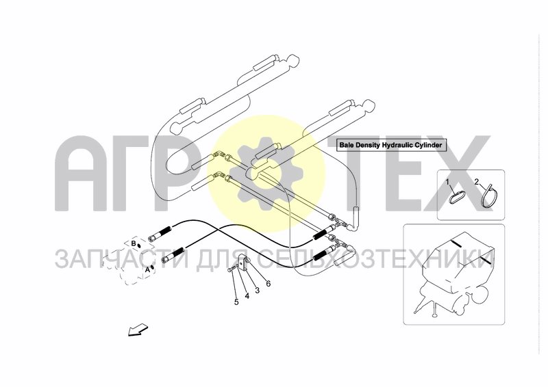 Чертеж DENSITY HYDRAULIC BLOCK