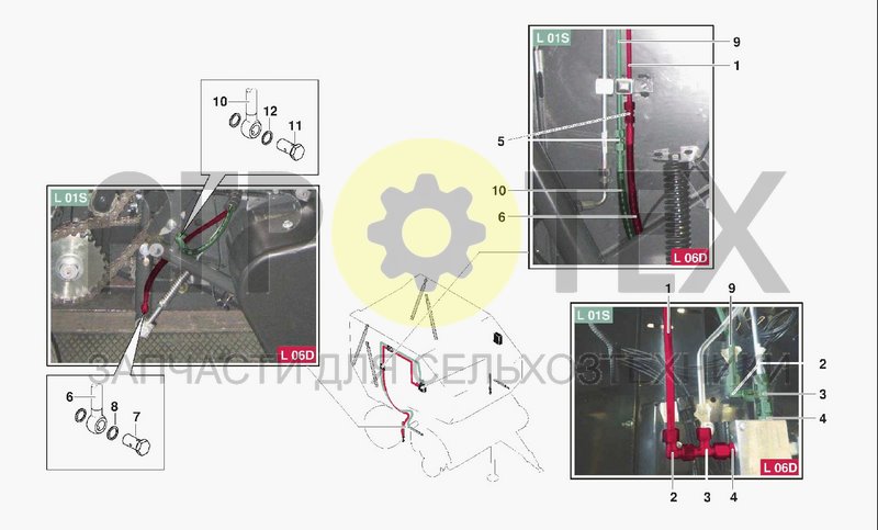 Чертеж HYDRAULIC SYSTEM