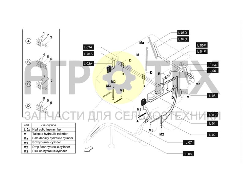 Чертеж LH INDEX