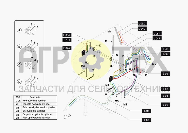 Чертеж LH INDEX