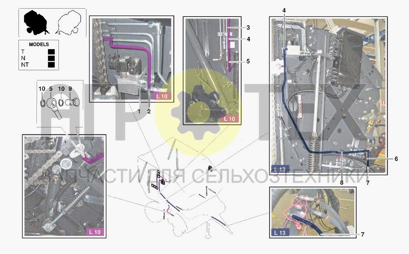 Чертеж HYDRAULIC SYSTEM