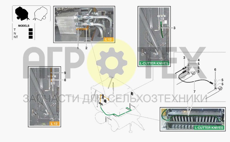 Чертеж HYDRAULIC SYSTEM