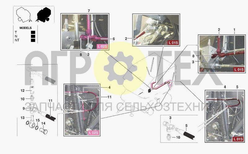 Чертеж HYDRAULIC SYSTEM