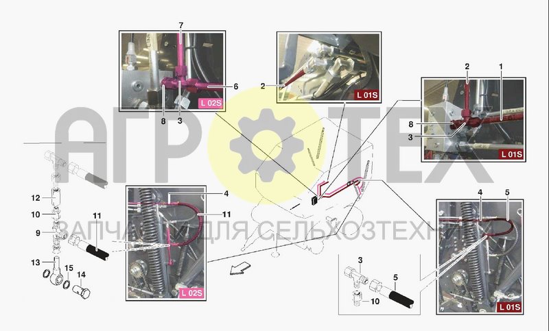 Чертеж HYDRAULIC SYSTEM